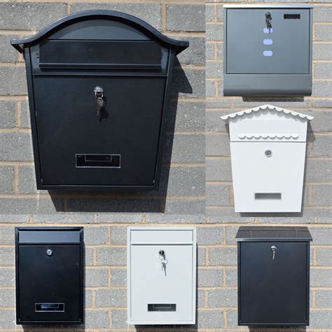 metal letter box|metal wall mounted post box.